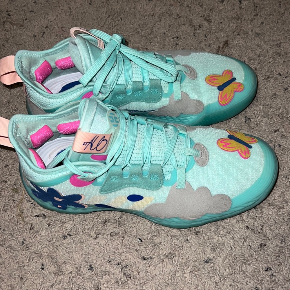 James Harden Teal Butterfly Basketball Shoes